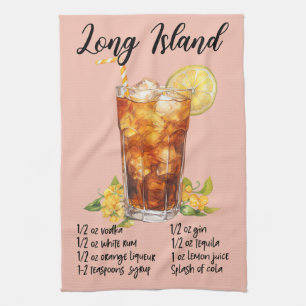 Paño De Cocina Receta de cócteles de Long Island