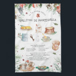 Paño De Cocina Receta de galletas de Mantequilla<br><div class="desc">Para un regalo único, hornear un lote de dulces directamente de una de las recetas más preciadas de la abuela, y obsequiar junto con una toalla de té de flores impresa con la misma receta. Convierte las recetas escritas a mano de tu madre o abuela o tías en toallas de...</div>