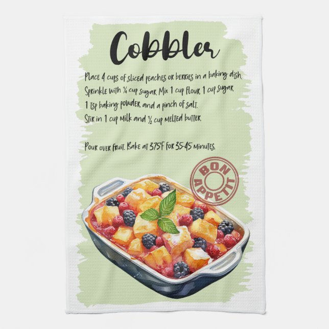 Paño De Cocina Receta de hormigón (Vertical)