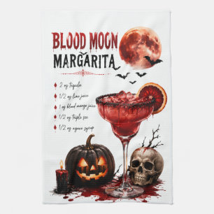 Paño De Cocina Receta de Margarita de Luna de Sangre