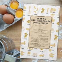 Receta de nombres y formas de pasta para Italia No