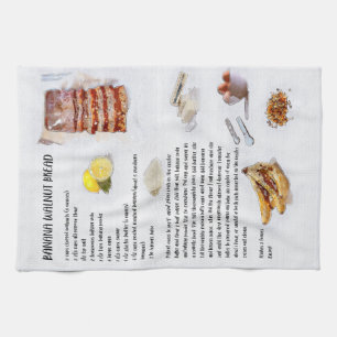 Paño De Cocina Receta de PAN BANANA