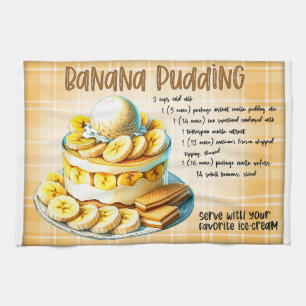 Paño De Cocina Receta de Pudding de plátano