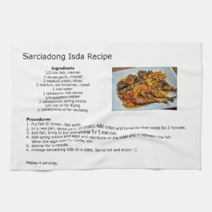 Paño De Cocina Receta de Sarciadong Isda