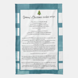 Paño De Cocina Receta familiar de Navidad