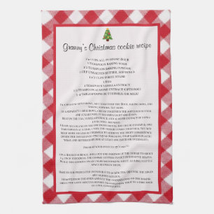 Paño De Cocina Receta familiar de Navidad