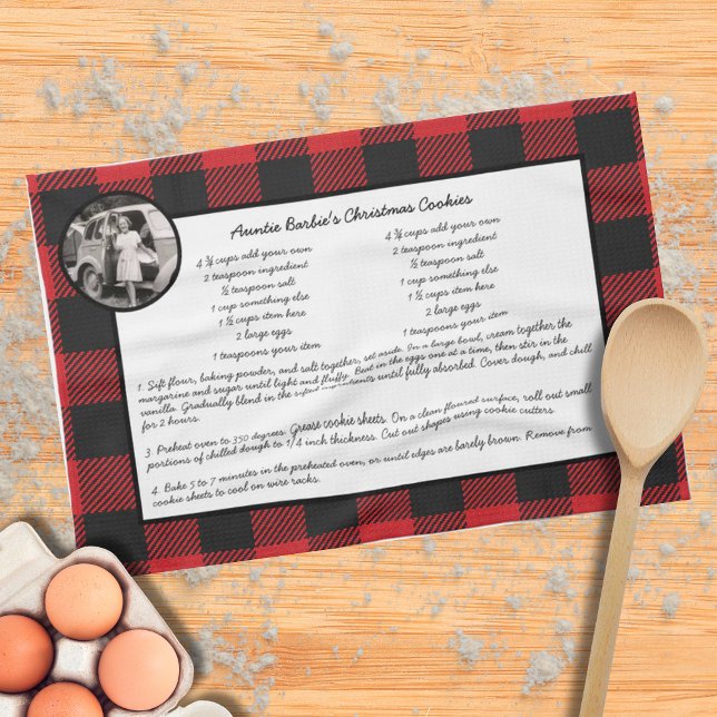 Paño De Cocina Receta familiar Holiday Manténgase en forma de búf (Subido por el creador)