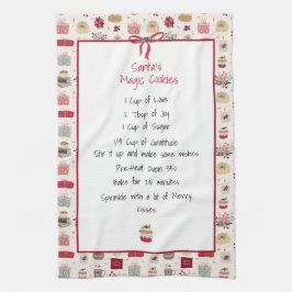 Paño De Cocina Receta familiar Keepsake Navidades