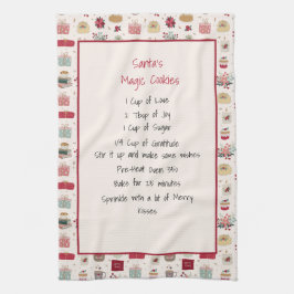 Paño De Cocina Receta familiar Keepsake Navidades