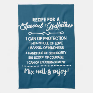 Paño De Cocina Receta inspiradora Para Un Padrino Especial