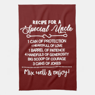 Paño De Cocina Receta inspiradora Para Un Tío Especial