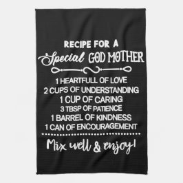 Paño De Cocina Receta inspiradora Para Una Madrina Especial