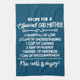 Paño De Cocina Receta inspiradora Para Una Madrina Especial