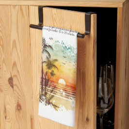 Paño De Cocina Receta Keepsake Beach Theme Sunset Gift