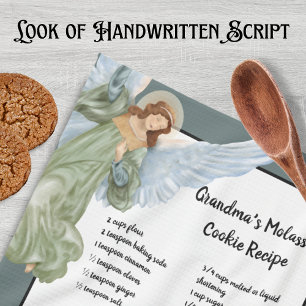 Paño De Cocina Receta Keepsake Merry Christmas Angel Cookies