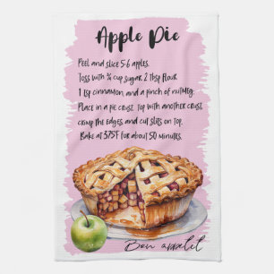 Paño De Cocina Receta para hacer cola de Apple Pie