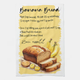 Paño De Cocina Receta para hacer pan de banana