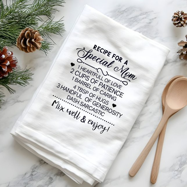 Paño De Cocina Receta para regalo especial del día de la madre (Subido por el creador)