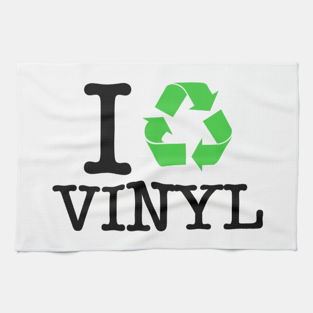 Paño De Cocina Reciclar vinilo (Horizontal)