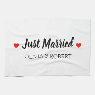 Paño De Cocina Recién Casados Personalizados