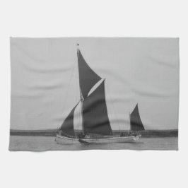 Paño De Cocina Recordatorio de Gabarra de Vela