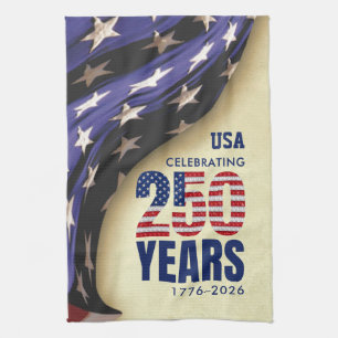 Paño De Cocina Recuerdo de 250 años de independencia de Estados U