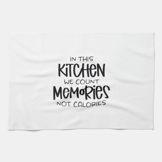 Paño De Cocina recuerdos en la cocina (Horizontal)