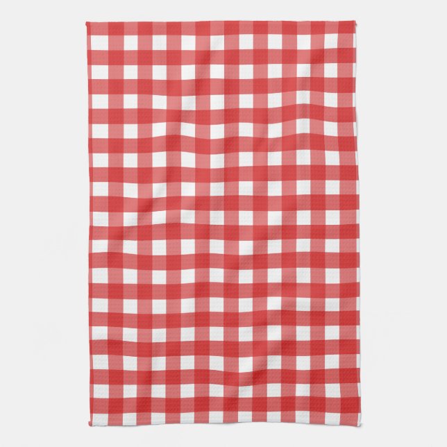 Paño De Cocina Red gingham (Vertical)