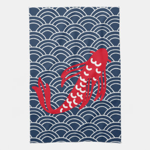 Paño De Cocina Red Koi Fish