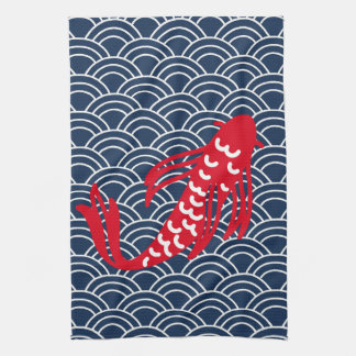 Paño De Cocina Red Koi Fish