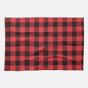 Paño De Cocina Red Plaid