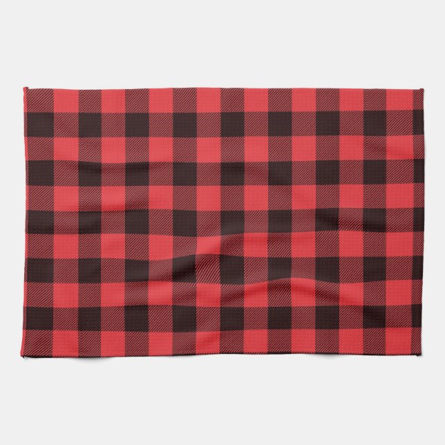 Paño De Cocina Red Plaid (Horizontal)