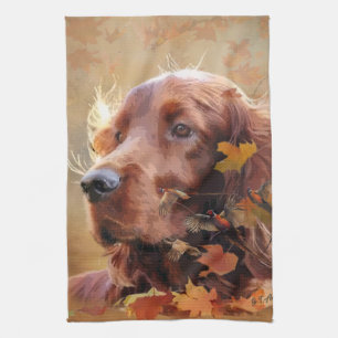 Paño De Cocina Red Setter irlandés, irlandés Setter
