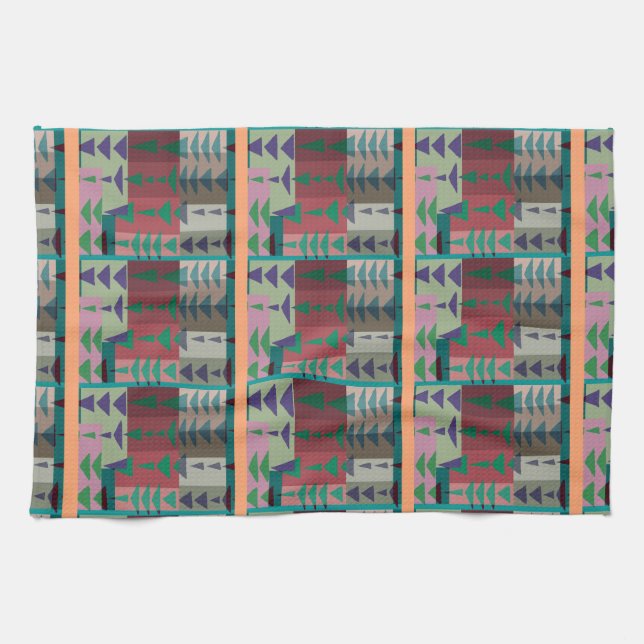Paño De Cocina Redman4u2 Geometric Graphic Motif Modern Trend (Horizontal)