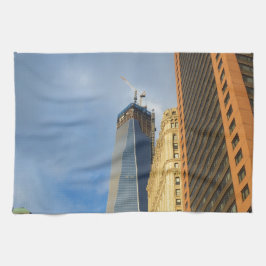 Paño De Cocina Reflejos de rascacielos de Nueva York