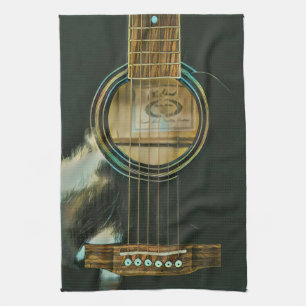 Paño De Cocina regalo clásico de guitarra para papá