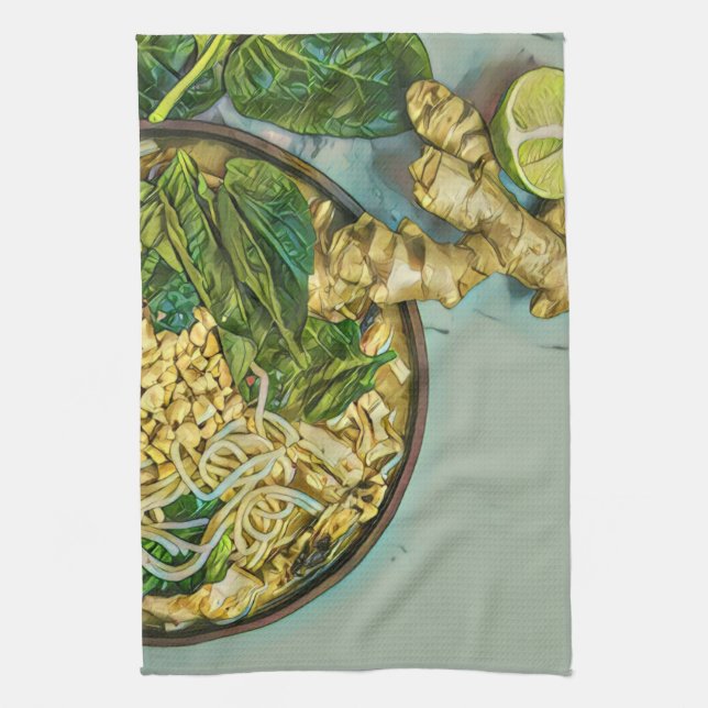 Paño De Cocina Regalo de amante de los fideos (Vertical)
