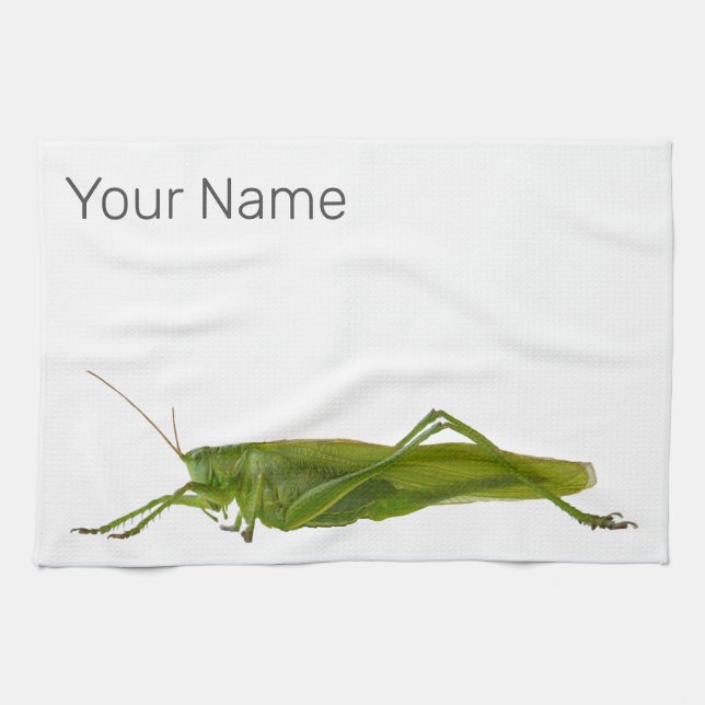 Paño De Cocina Regalo de animales de los insectos de Grasshopper  (Horizontal)