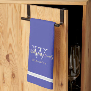 Paño De Cocina Regalo de calentamiento de la casa Monograma Nombr