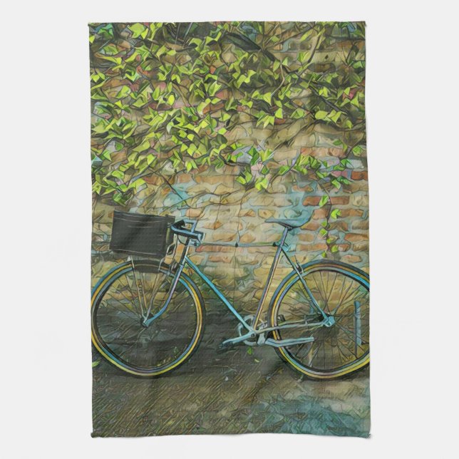 Paño De Cocina Regalo de ciclismo de montaña (Vertical)