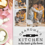 Paño De Cocina Regalo de Collage de fotos de cocina de la abuela<br><div class="desc">Un regalo personalizado para la abuela que ama hornear</div>
