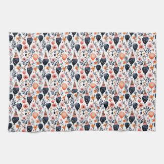 Paño De Cocina Regalo de cumpleaños | Globo caprichoso y flor