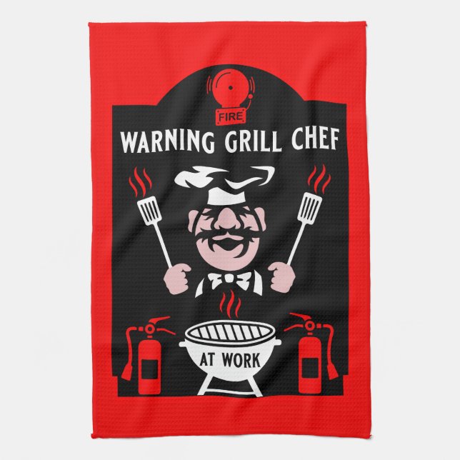 Paño De Cocina Regalo de Grill Chef (Vertical)