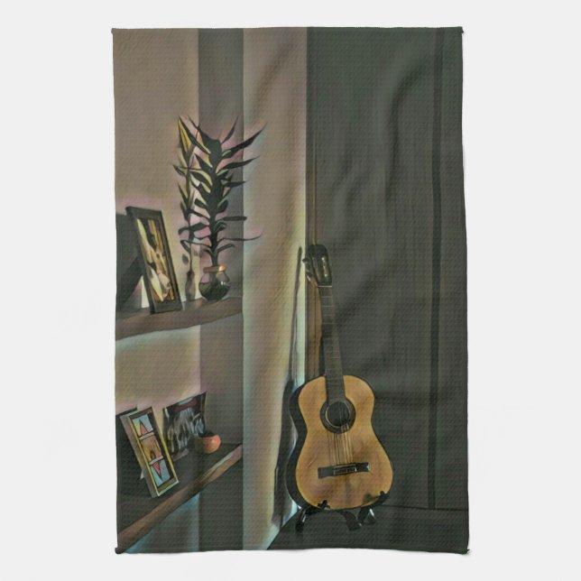 Paño De Cocina Regalo de guitarrista de Guay (Vertical)