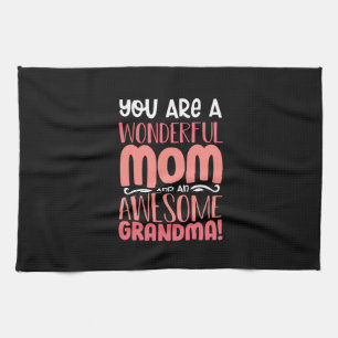 Paño De Cocina Regalo de la madre Orgulloso cumpleaños de mamá