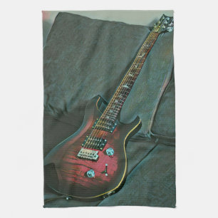 Paño De Cocina regalo de los amantes de la guitarra
