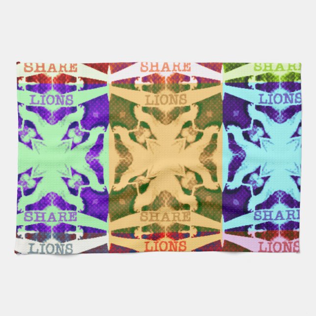 Paño De Cocina Regalo de los leones de Hakuna Matata (Horizontal)