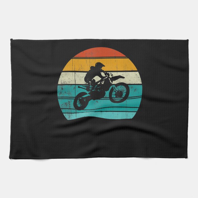 Paño De Cocina Regalo De Motocicleta Sucia Para Hombres (Horizontal)