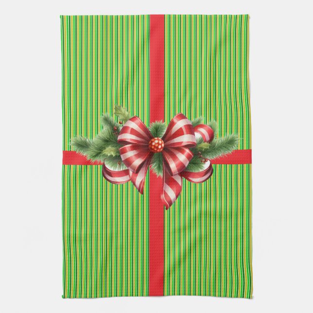 Paño De Cocina Regalo de Navidad (Vertical)