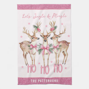 Paño De Cocina Regalo de nombre personalizado Jingle Mingle Reno